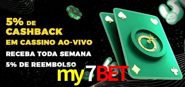 Promoções do cassino ao Vivo my7bet